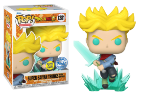 Super Saiyan Trunks w/ Sword 1281 Gitd Dragon Ball Super Funko POP! Vinyl 
