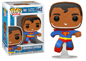 Gingerbread Superman 443 DC Super Heroes POP! Vinyl 