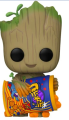 Groot with cheese puffs 1196 I am Groot Marvel Funko POP! Vinyl