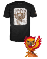 Box : Fawkes The Phoenix z Koszulką rozm. L - Harry Potter Funko POP! Vinyl  
