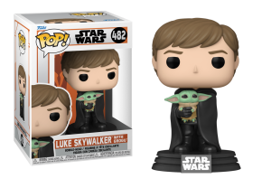 Luke Skywalker with Grogu 482 Star Wars Funko POP! Vinyl