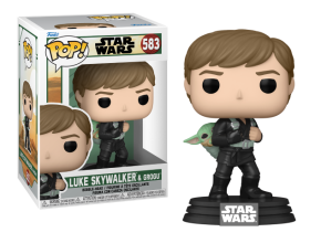 Luke Skywalker & Grogu 583 Star Wars Book of Boba Fett Funko POP! Vinyl