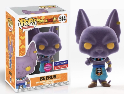 Outlet Beerus 514 Dragon Ball Super Flocked Funimation Funko POP! Vinyl  