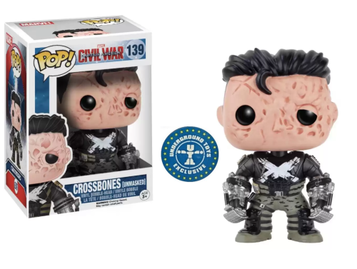 Crossbones (unmasked) 139 MARVEL Civil War Funko POP! Vinyl 