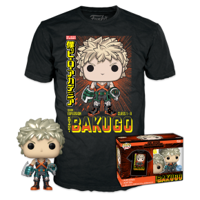 Katsuki Bakugo 249 + Koszulka (  XL )  My Hero Academia Funko POP & Tee 