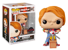 Chucky w/ Buddy & Giant Scissors 841 Child's Play2 Funko POP!
