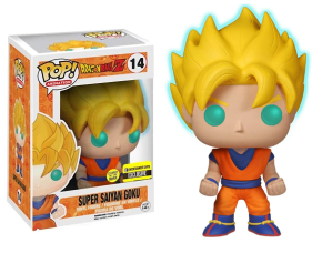 OUTLET - Super Saiyan Goku 14 GITD Dragon Ball Z Entertainment Earth Funko POP! Vinyl  