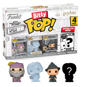 Bitty POP! Harry Potter 4 pack Dumbledore, Nick, Minerva + Mystery