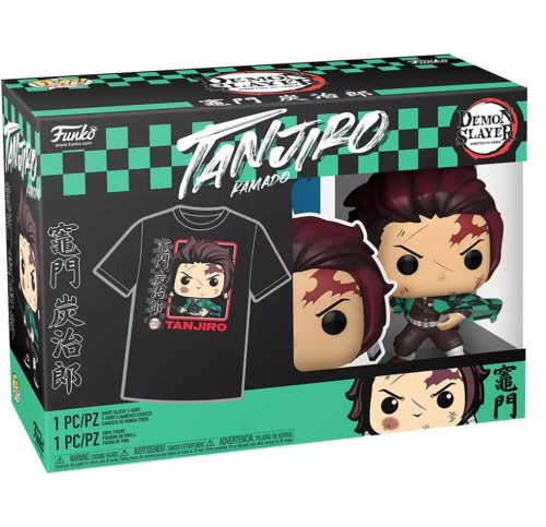 Box : Tanjiro 867 z Koszulką rozmiar XL - Demon Slayer Funko POP! Vinyl  