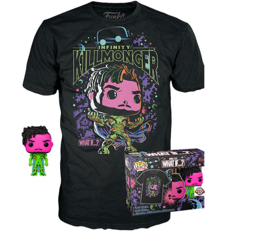 POP & Tee Marvel What if Killmonger 989 Marvel Funko XL