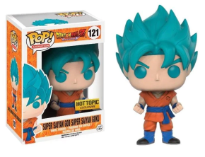 OUTLET - Super Saiyan God Super Saiyan Goku 121 Dragon Ball Z Hot Topic  Funko POP! Vinyl   