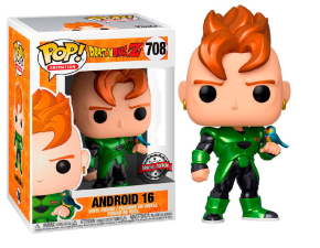 Outlet - Android 16 Metallic Dragon Ball Z Funko POP! Vinyl 