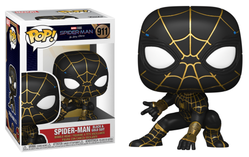 Spider-Man (Black & Gold) 911 Spider-Man No Way Home Funko POP! Vinyl  