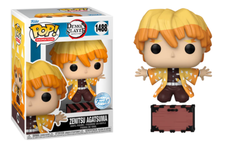Zenitsu Agatsuma with Box 1488 Demon Slayer Funko POP! Vinyl 