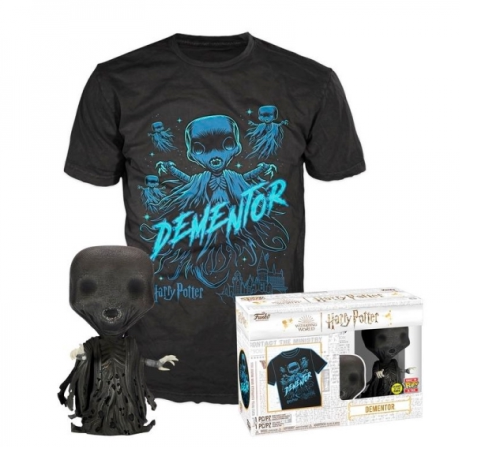 Box : Dementor 161 GITD z Koszulką rozm. XL- Harry Potter Funko POP! Vinyl 