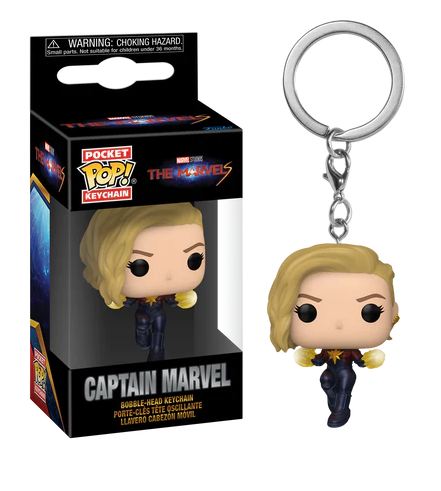 Captain Marvel The Marvels Funko Brelok Pocket POP! 