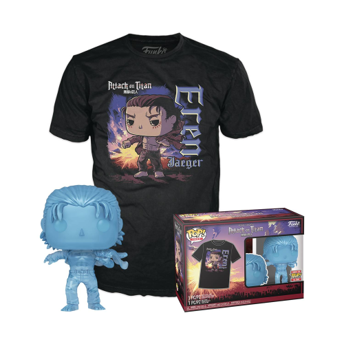 Eren With Marks 1321 + Koszulka ( L )  Attack on Titan Funko POP & Tee 