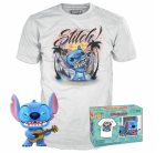 POP & Tee Stitch ukulele flocked 1044 Koszulka XL Disney Funko  