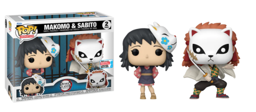 Makomo & Sabito 2 pack Demon Slayer  2023 FALL CONVENTION Funko POP!  