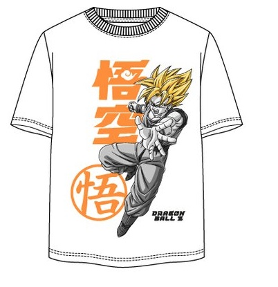  Koszulka XXL Goku Dragon Ball Biała 