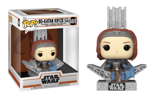 Bo-Katan Kryze on The Throne 669 Star Wars Funko POP! Vinyl    