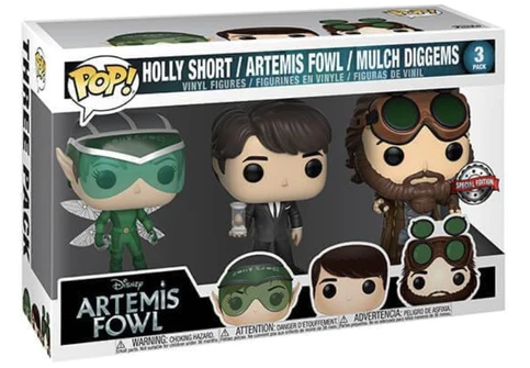 Holly Short, Artemis Fowl & Mulch Diggems (3-Pack) Funko POP 