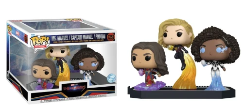 Ms. Marvel, Captain Marvel, Photon 1258 Funko POP The Marvels Funko POP! Vinyl   