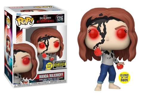 Wanda Maximoff 1216 Doctor Strange Entertainment Earth Exclusive GITD POP! Vinyl  