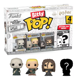 Bitty POP! Harry Potter 4 pack Voldemort, Draco, Bellatrix + Mystery