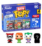 Bitty Funko POP! DC Harley Quinn, Poison Ivy, The Joker + Mystery