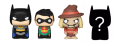 Bitty Funko POP! DC Batman, Robin, Scarecrow + Mystery 