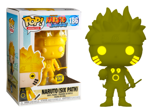 Naruto Six Path Yellow 186 GITD Naruto Funko POP! Vinyl