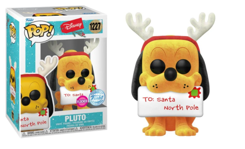 Pluto 1227 Flocked  Disney Funko POP! Vinyl  