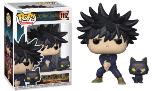 Megumi Fushiguro with Divine Dog 1112 Jujutsu Kaisen Funko POP! Vinyl 