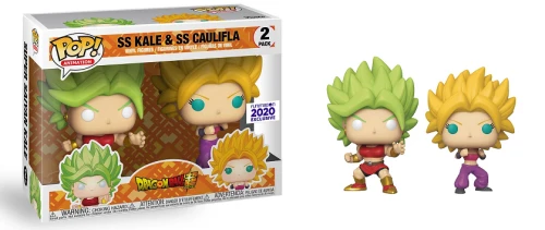 Super Saiyan Kale & Caulifla 2-Pack Exclusive  Dragon Ball Super  Funimation Funko POP! Vinyl   