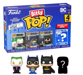 Bitty Funko POP!  DC The Joker, Batgirl, Batman + Mystery   
