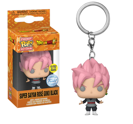 Super Saiyan Rose Goku Black GITD  - Dragon Ball Funko Brelok Pocket POP!   
