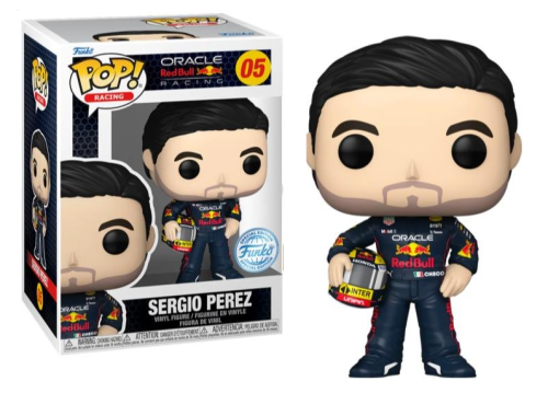 Sergio Perez with Helmet 05 Formula 1 Racing Funko POP! Vinyl