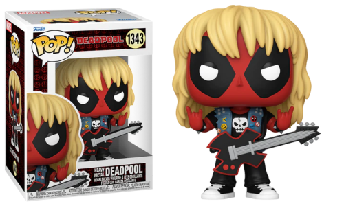 Heavy Metal Deadpool 1343  Deadpool Funko POP! Vinyl   