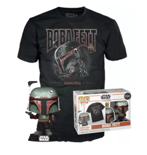 Box :Boba Fett 462 Star Wars z Koszulką rozmiar S Funko POP! Vinyl 
