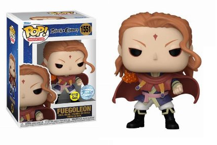 Fuegoleon 1555 Black Clover Special Edition GITD Funko POP! Vinyl