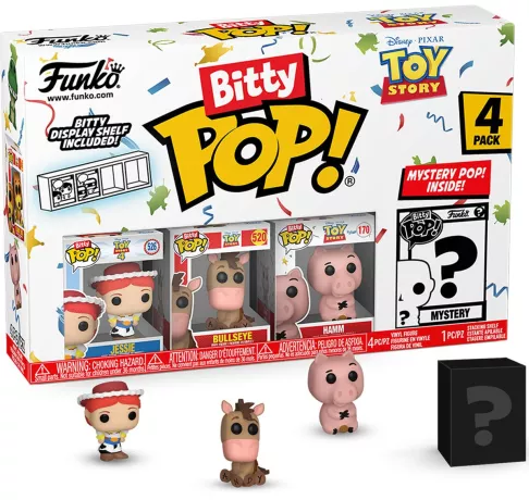 Bitty Funko POP! Toy Story 4 pack  Jessie, Bullseye, Hamm + Mystery 