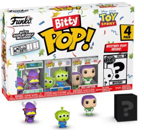 Bitty Funko POP! Toy Story 4 pack  Emperor Zurg  Alien Buzz Lightyear + Mystery   