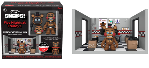 Toy Freddy Snap Playset Five Nights at Freddy's SNAPS !  Funko   
