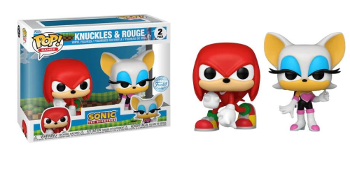 Knuckles & Rouge Sonic the Hedgehog 2 pack Funko POP! 