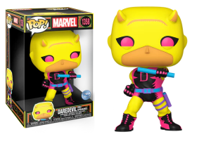 Daredevil 1358 Marvel Jumbo Black Light Funko POP  Funko POP!   