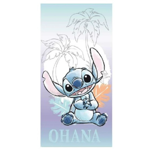 Ręcznik plażowy 70x140 LILO & STITCH  Stitch Ohana DISNEY 