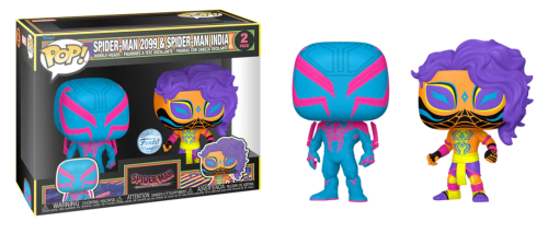Spider-Man 2099 & Spider-Man India 2 pack Across The Spider-Verse Funko POP! Vinyl   