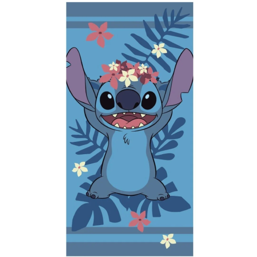 Ręcznik plażowy 70x140 LILO & STITCH - Flowers
