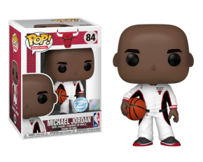  Michael Jordan (Bulls White Warmup) 84  Basketball Funko POP! Vinyl